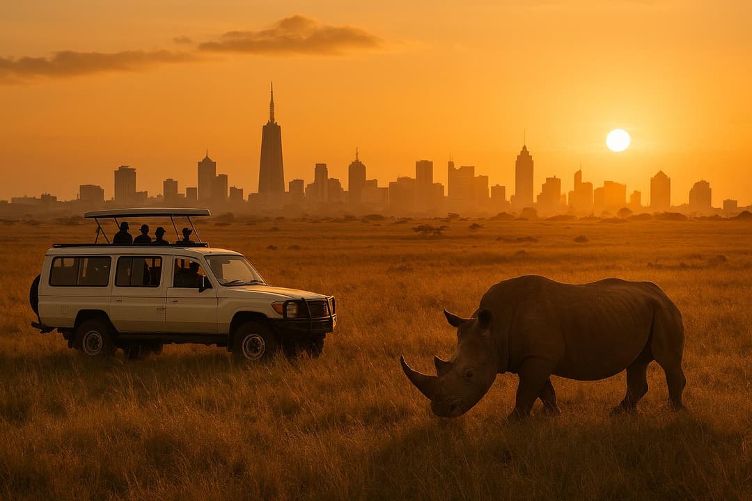 Nairobi National Park & Sheldrick Orphanage & Giraffe Center